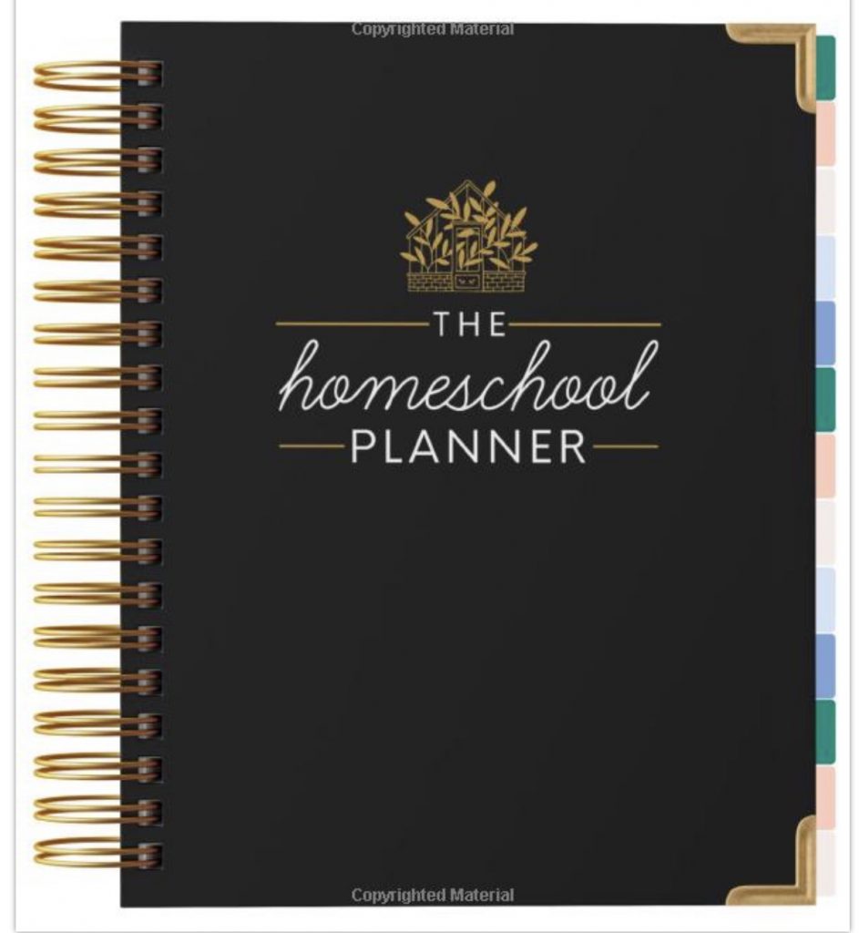 The homeschool planner from peaceful press for Mother’s Day gift for homeschool moms