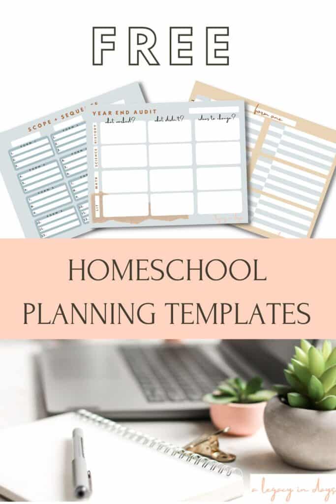 how we homeschool our large family on a budget by planning our year
